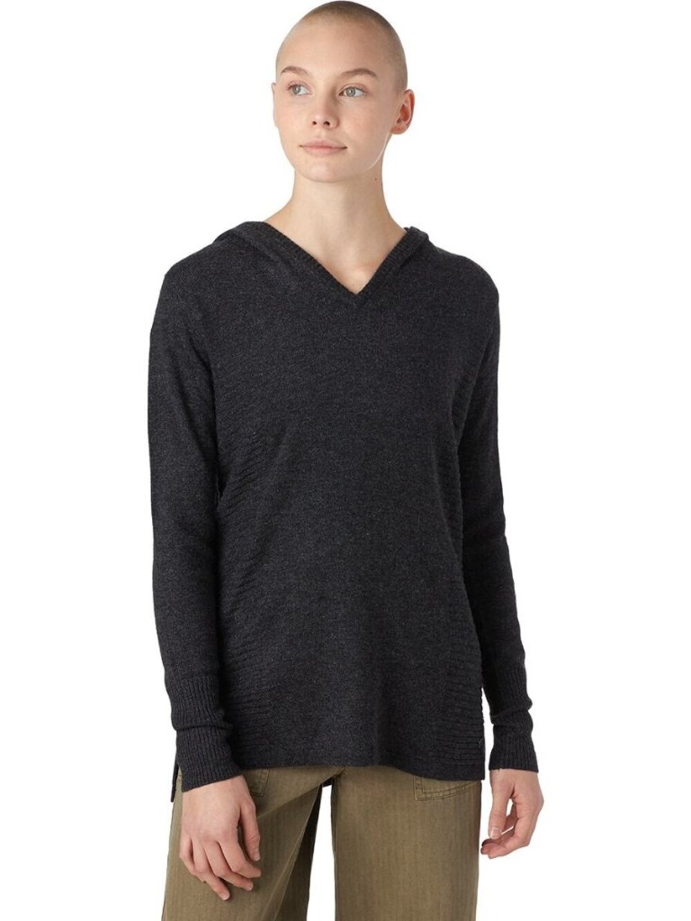 NWT Royal Robbins Charcoal Wool Knit Sweater Women Sz M Spring Casual Beach